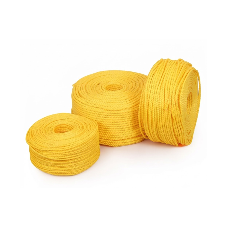 Nylon Egg Rope Raphia Roll Yellow